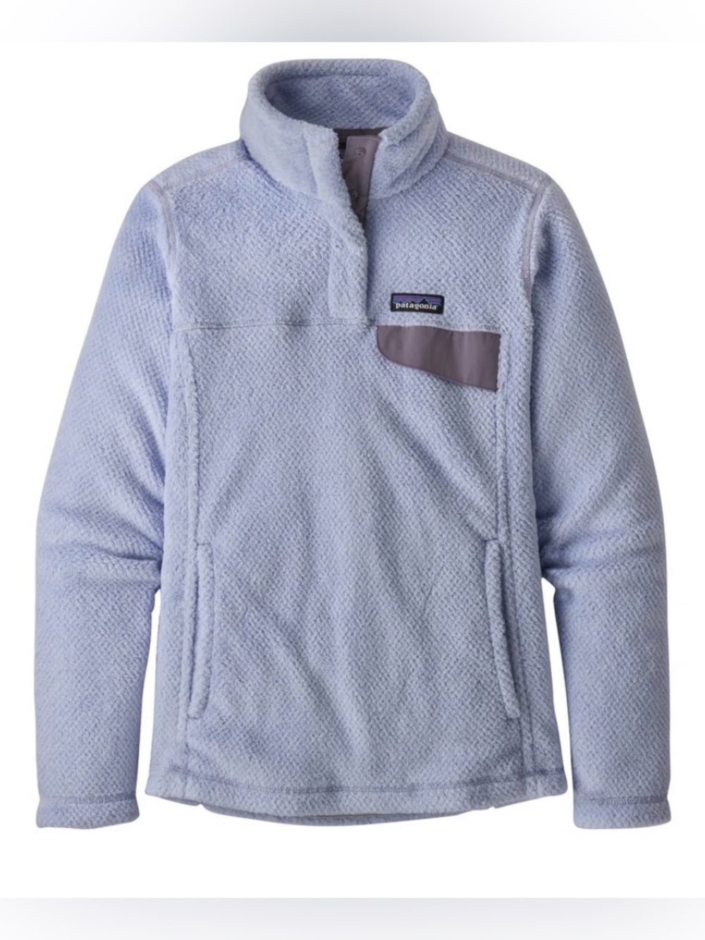 Patagonia Re-Tool Snap-T Pullover Sweater Beluga 💜💙